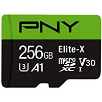 PNY Elite-X microSD 256GB- U3- V30- A1- Class 10- hasta 100MB-s - P-SDU256U3100EX-GE 1 256 GB